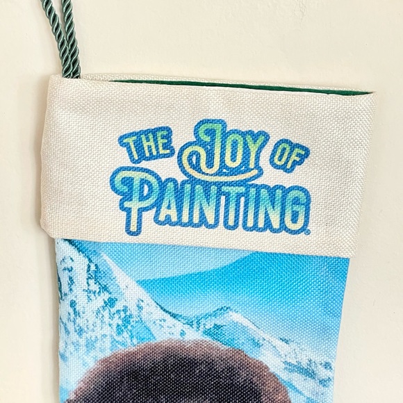 NEW Bob Ross The Joy of Painting Christmas Stocking Decoration - Picture 3 of 7